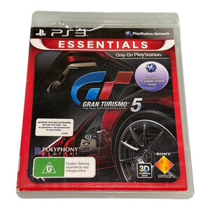 Gran Turismo 5 Essentials CIB Sony PlayStation 3 PS3 Racing Game Tested 3D Compl